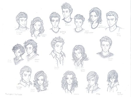 Рисунки для срисовки Сумерки легкие