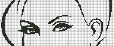 Рисунки по клеточкам черные легкие