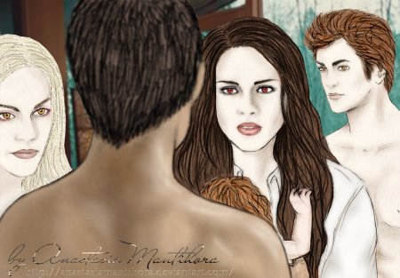 Сумерки Белла и Джейкоб арт