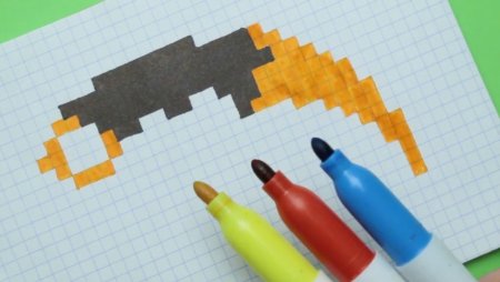 Керамбит по клеточкам