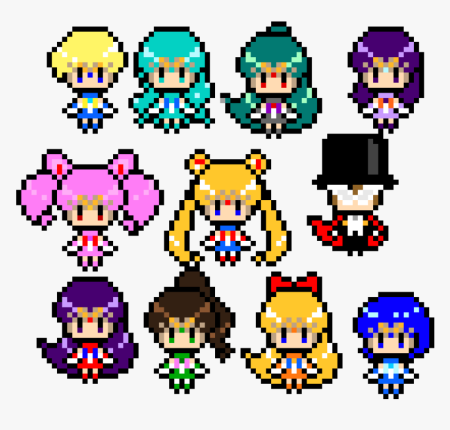 Вышивание крестиком Сейлор Мун Чиби