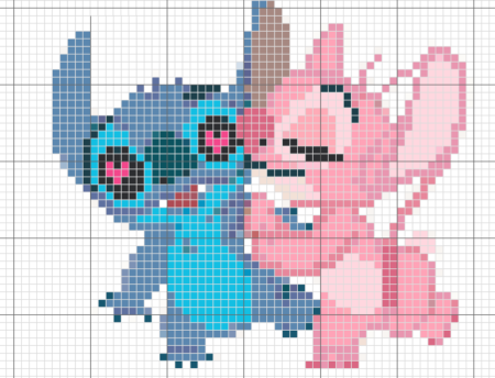 Вышивка крестиком Стич