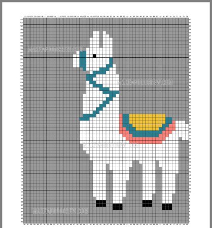 Вышивка крестом легкие альпака