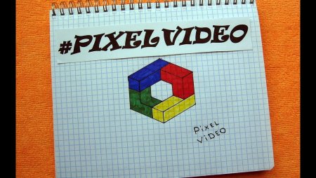 Рисунки кубики по клеткам