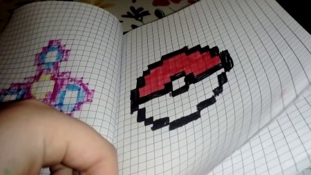 Рисования маркером по клеточкам