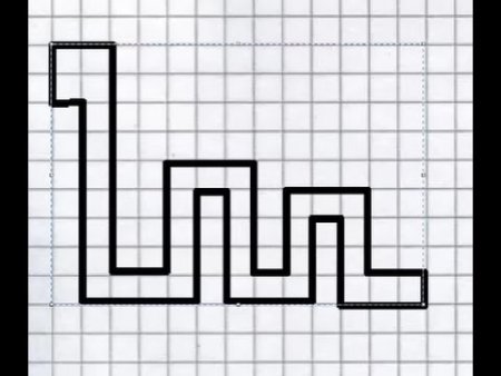 Графический диктант змейка