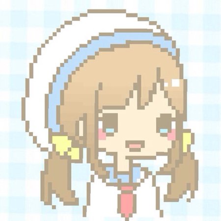 Пиксель арт аниме