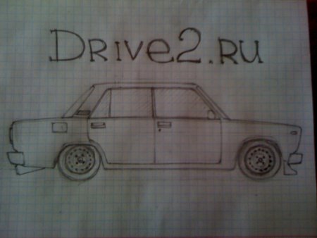 ВАЗ 2107 по клеткам