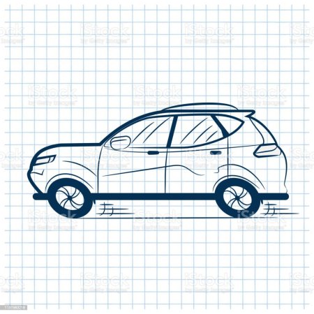 Рисунки по клеточкам машины легкие