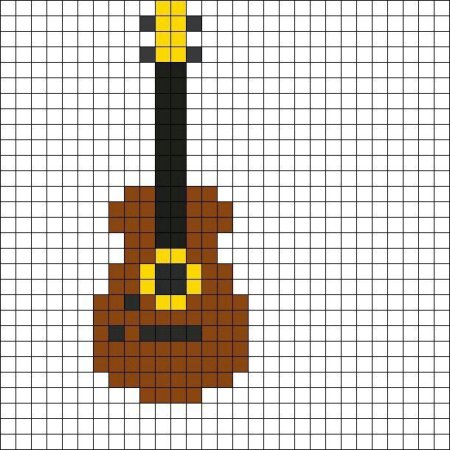 Гитара пиксель