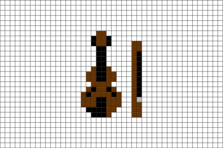 Скрипка в МАЙНКРАФТЕ постройка