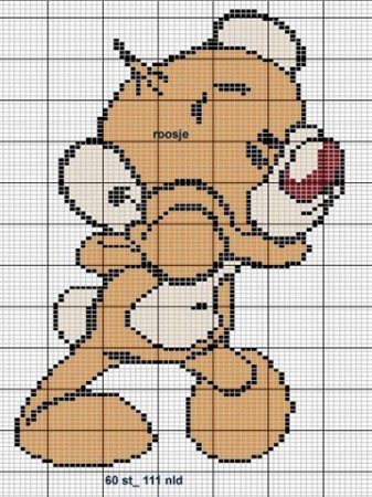 Вышивка Кларт Тедди