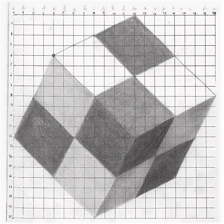 Графический диктант олень