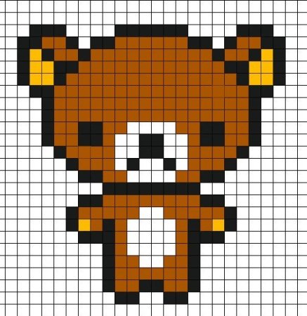 Рисунки по клеточкам маленькие