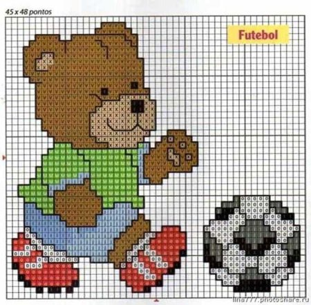 Детские вышивки крестиком