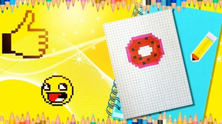 Божья коровка по клеточкам