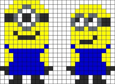 Рисунки по клеткам маленькие