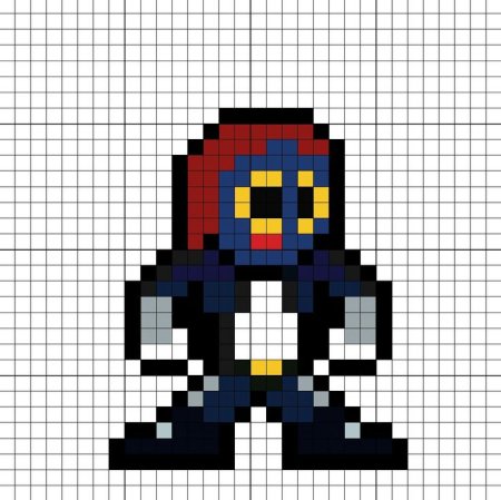 Люди Икс по клеточкам