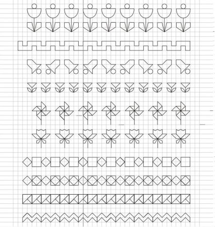 Узоры для дошкольников