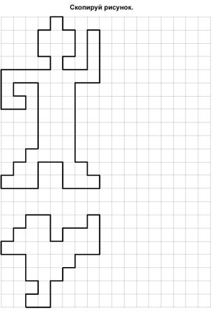 Раскраски по клеткам