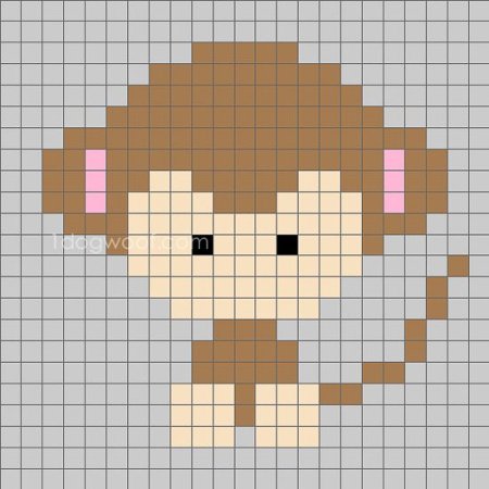 Обезьянка по клеткам