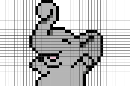 Рисование по клеточкам в тетради слоны