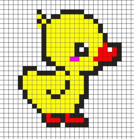 Рисование по клеткам игрушки