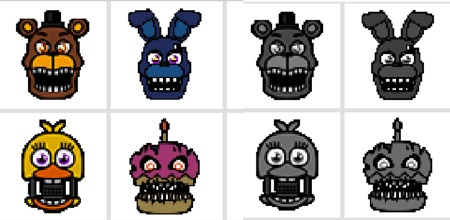 Lefty FNAF 6 пиксель