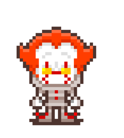 Клоун из пикселей