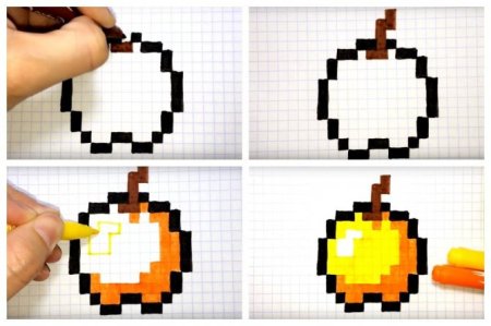 Предметы в МАЙНКРАФТЕ по клеточкам