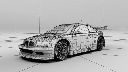 BMW m3 GTR 3d