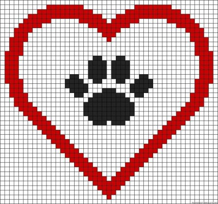 Рисунки в клеточку