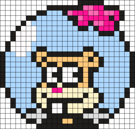 Рисунки по клеткам персонажи