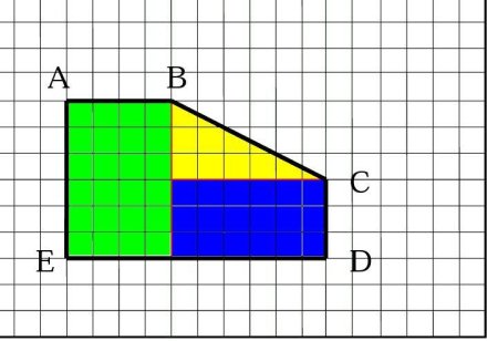 Площадь фигуры состоящей из прямоугольников