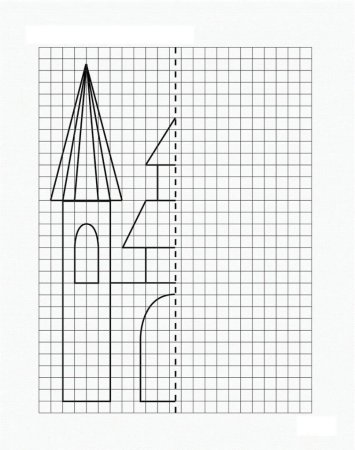 Симметричное рисование по клеточкам
