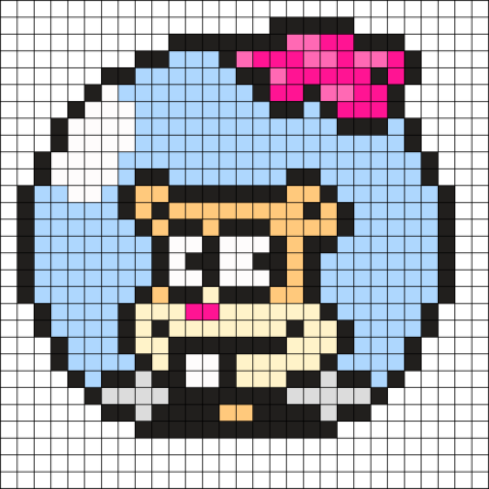 Рисунки по клеткам персонажи