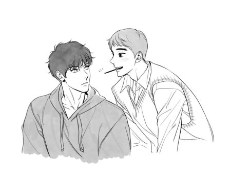 Bj Alex Дон Гюн и Алекс обнимаются