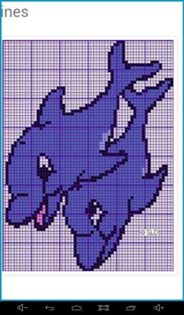 Вышивка крестом дельфины схемы