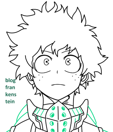 Как нарисовать моя геройская Академия