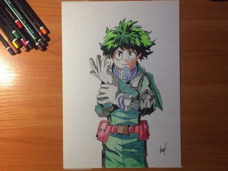 Рисунки Мидори Изуку