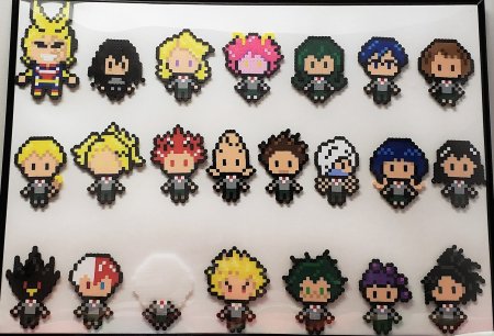 Пиксель арт геройская Академия