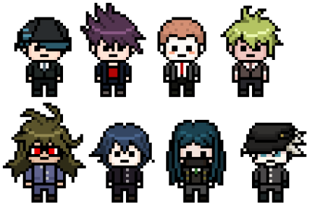 Данганронпа v3 пиксель