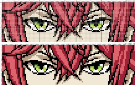 Вышивание крестиком аниме код Гиас