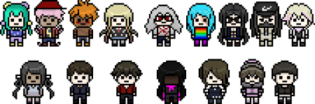 Пиксельная Геншин Импакт