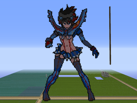 Пиксельные герои Геншин