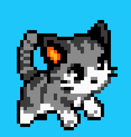 Пиксель арт 32х32 Геншин