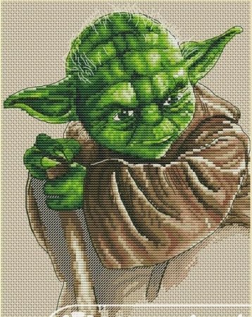 Йода вышивка