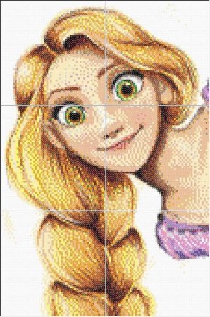 Рапунцель вышивка
