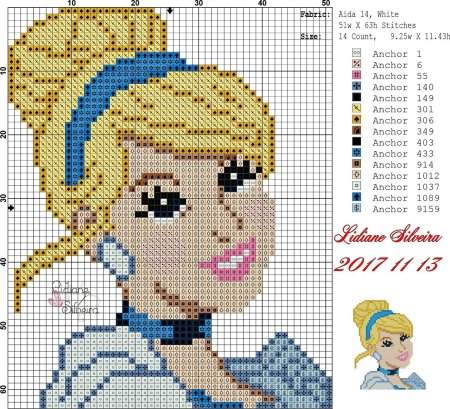 Рапунцель вышивка