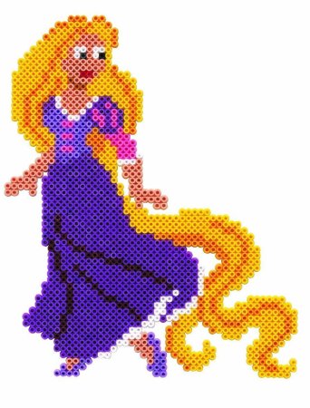 Рисунки по клеточкам девочки